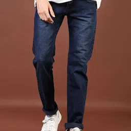 V-Mart Men Slim Fit Mid-Rise Light Fade Jeans-picture-40
