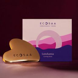 ECOSAA Luxekansa Carving Stone Kansa Gua Sha Facial Massager For Dark Circle & Puffiness-3