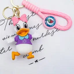Flenzy 3D Donald Duck Cartoon Keychain With Silicone Belt-image-19