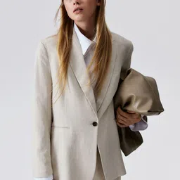H&M Linen-Blend Blazer-image-26