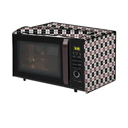 The Furnishing Tree PVC Waterproof Microwave Oven Cover Compatible for 20 L Grill 20PG4S Checkered-picture-21