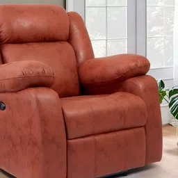 Duroflex Avalon E - Motorized Single Seater Fabric Recliner With USB Port-image-71