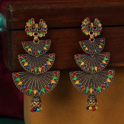 Anouk Contemporary Drop Earrings-49