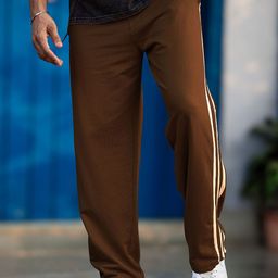 Maniac Men Colorblocked Cotton Baggy-Fit Track Pants-picture-19