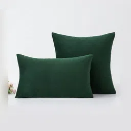 Shadowkart Fibre Filled Faux Velvet Ultra Soft Sleep Pillow-16