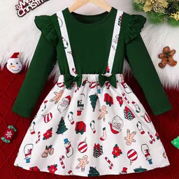 YK Print Fit & Flare Dress-picture-13
