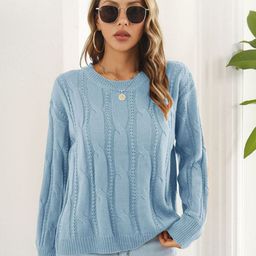Oh Rare Women Cable Knit Pullover-picture-20
