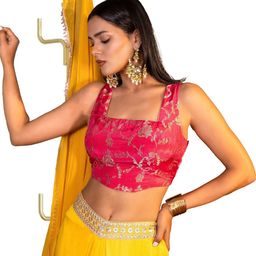 THE BEHRUZ THEORY Embroidered Sequinned Ready to Wear Lehenga & Blouse With Dupatta-16