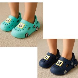 ONFEET Kids Set Of 2 Solid Clogs-16