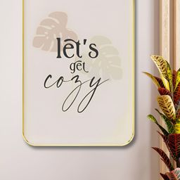 SAF Beige & Brown Abstract Printed Wood Wall Art-12