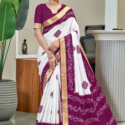 LeeliPeeri Designer Bandhani Printed Pure Cotton Saree-picture-18