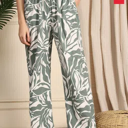 TAG 7 Pack Of 2 Printed Cotton Mid-Rise Lounge Pants-image-82