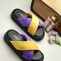 knoos Colourblocked Flatform Heel Sandals-picture-21