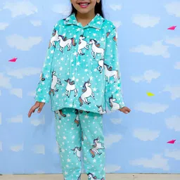 The Mom Store Girls Printed Night suit-image-18