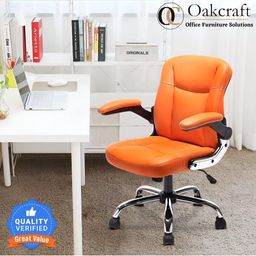 Oakcraft Orange Study & Durable Study Chair-image-91
