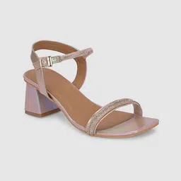 Killer Women Embellished Open Toe Block Sandals-26