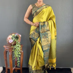 LeeliPeeri Designer Zari Designer Saree-image-12