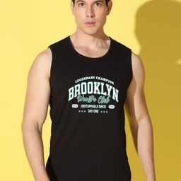 WOOSTRO Printed Gym Innerwear Vest VWS26 BKLN BLACK-image-25