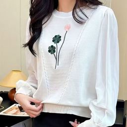 StyleCast Women Embroidered Pullover Sweaters-picture-32