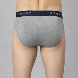 van heusen innerwear Van Heusen Men Solid Plush Back Elasticized Waistband Ultra Soft Briefs image 3