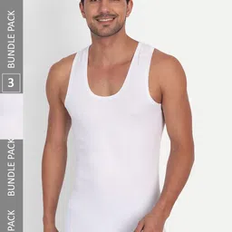 T.T. Men Pack Of 3 Desire Interlock Pure Cotton Innerwear Vests-picture-8