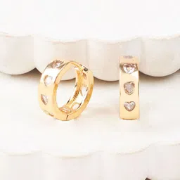 SALTY Stone Studded Circular Alba Minimal Studs image 4