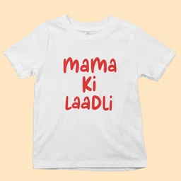 YK X First Laugh Girls Typography Printed T-shirt-picture-34