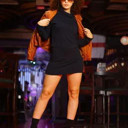 StyleCast X SERA Knitted Ribbed Pencil Mini Skirt-picture-21