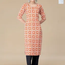 HERE&NOW Women Pack Of 2 Ethnic Motifs Printed Kurta-image-88