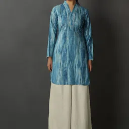 Anouk Women Leheriya Printed Bell Sleeves Kurta-picture-11
