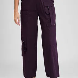 SPYKAR Women Mid Rise Cargo Fit Trouser-picture-39