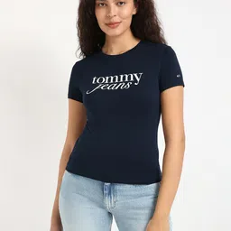 Tommy Hilfiger Women Slim Fit T-shirt-image-90