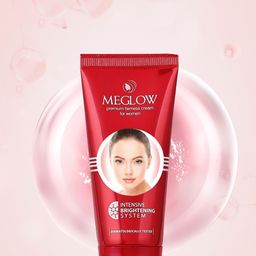 MEGLOW Set Of 2 Skin Brightening Face Cream - 50 g & Instant Glow Face Wash - 70 g-image-74