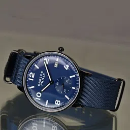 CARLOS PHILIP Men Brass Round Dial & Straps Analogue Watch Heritage 4470-3-image-2