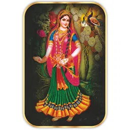 SAF Green & Red 1 Piece Wood Other Wall Paintings-13