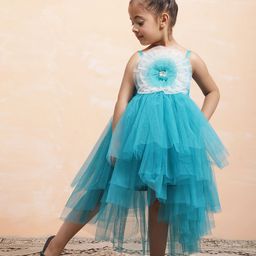 Toy Balloon kids Girl Self Design Fit & Flare Dress-picture-14