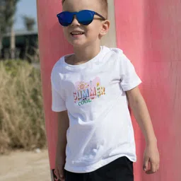 Pranava Boys Printed Organic Cotton Applique T-shirt-image-66