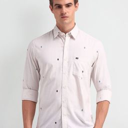 Arrow Sport Men Modern Slim Fit Opaque Printed Casual Shirt-image-95