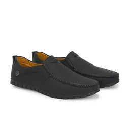 Azzaro Black Men Round Toe Slip-On Lightweight Sneakers-image-64