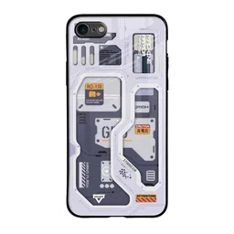 QRIOH Tech Savvy Printed iPhone 7 Back Case-7