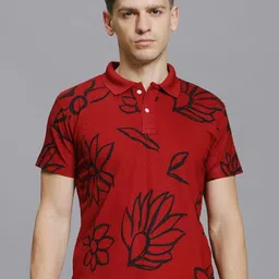 STELVIN Men Printed Polo Collar T-shirt-picture-8