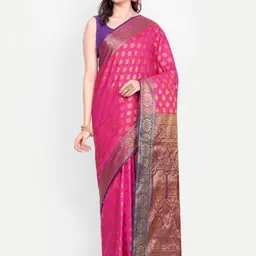 jayant creation Pink Art Silk Barasi Sarees-picture-14