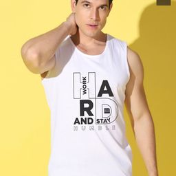 WOOSTRO Pack Of 2 Printed Combed Cotton Gym Vests VWS26(HARD WHITE)(ENJOY OLIVE)-image-36