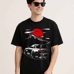 Be Crazy Glow-in-the-Dark Printed Drop-Shoulder Sleeves Cotton T-shirt-image-37