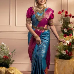 INDIOTSAV Woven Design Banarasi Saree-picture-30