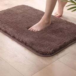 IVAZA Brown Microfibre 1400 GSM Bath Rugs-picture-28
