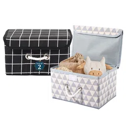 Kuber Industries Grey Set of 2 Reusable Drawer Organiser Organisers-5