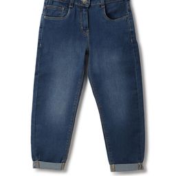 TALES & STORIES Girls Slim Fit Mid-Rise Light Fade Stretchable Jeans-image-19
