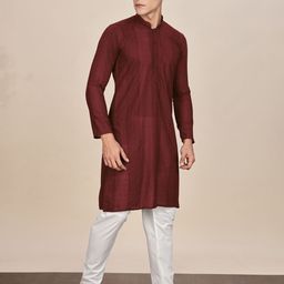 Anouk Men Thread Work Kurta image 3