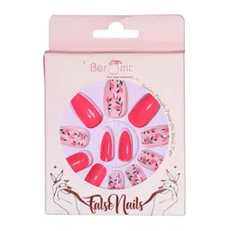 BEROMT Set Of 16 Salon Finish Press On Nail Tip With Application Kit - BFN783CN image 1